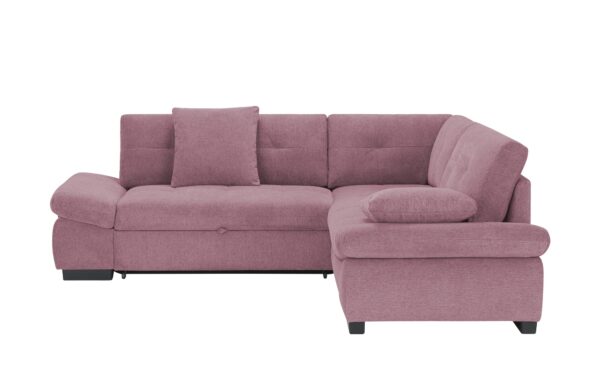 bobb Ecksofa  Lindsay ¦ rot ¦ Maße (cm): B: 255 H: 91 T: 225 Polstermöbel > Sofas > Ecksofas - Höffner