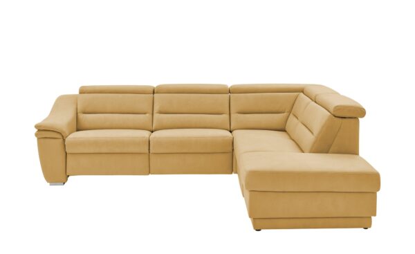 meinSofa Ecksofa   Ivonne ¦ gelb ¦ Maße (cm): B: 294 H: 84 T: 245 Polstermöbel > Sofas > Ecksofas - Höffner