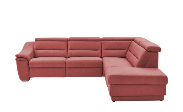 meinSofa Ecksofa   Ivonne ¦ rot ¦ Maße (cm): B: 294 H: 84 T: 245 Polstermöbel > Sofas > Ecksofas - Höffner