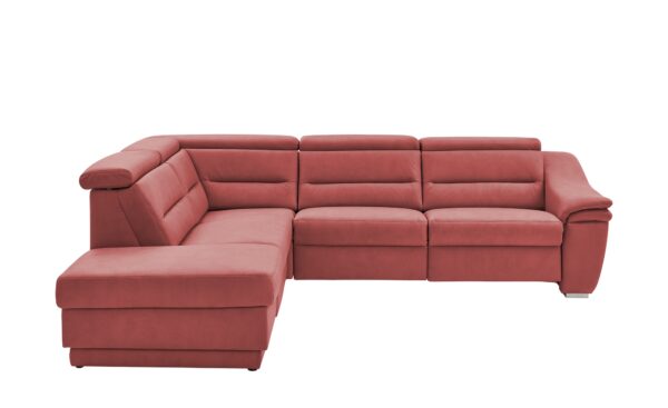 meinSofa Ecksofa   Ivonne ¦ rot ¦ Maße (cm): B: 294 H: 84 T: 245 Polstermöbel > Sofas > Ecksofas - Höffner