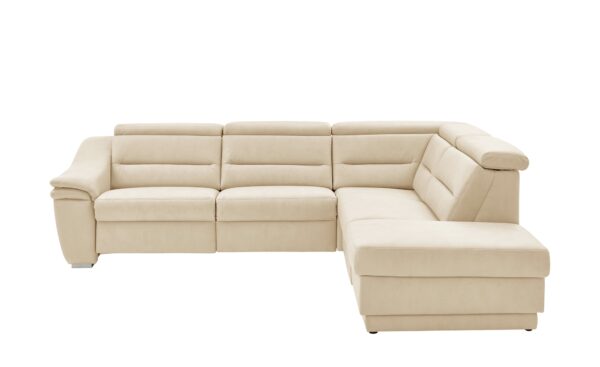 meinSofa Ecksofa   Ivonne ¦ creme ¦ Maße (cm): B: 294 H: 84 T: 245 Polstermöbel > Sofas > Ecksofas - Höffner