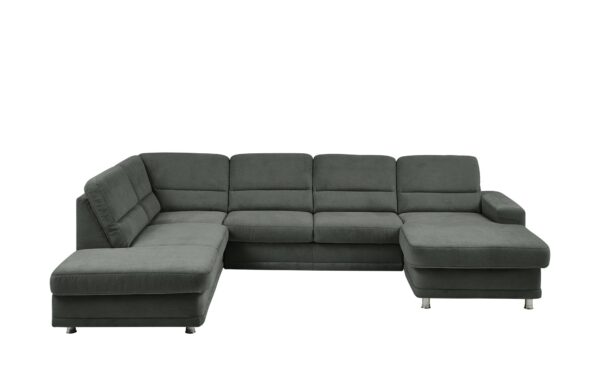 meinSofa Wohnlandschaft   Carina ¦ grau ¦ Maße (cm): B: 311 H: 85 T: 166 Polstermöbel > Sofas > Schlafsofas - Höffner