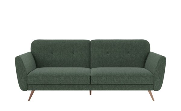 Schlafsofa   Konstantina ¦ grün ¦ Maße (cm): B: 222 H: 88 T: 86 Polstermöbel > Sofas > 2-Sitzer - Höffner