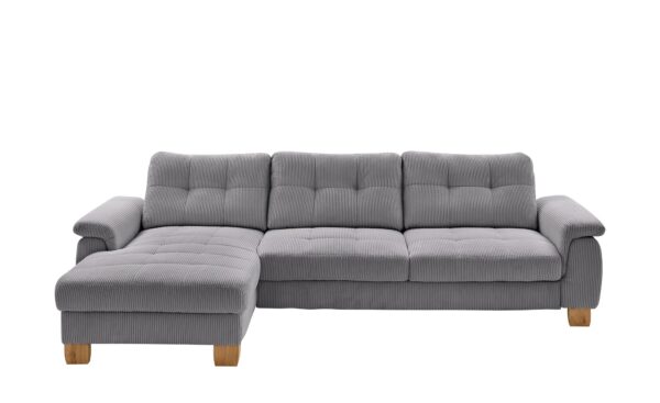 meinSofa Ecksofa  Cord Suna ¦ grau ¦ Maße (cm): B: 316 H: 86 T: 177 Polstermöbel > Sofas > Ecksofas - Höffner