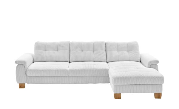 meinSofa Ecksofa  Cord Suna ¦ grau ¦ Maße (cm): B: 316 H: 86 T: 177 Polstermöbel > Sofas > Ecksofas - Höffner