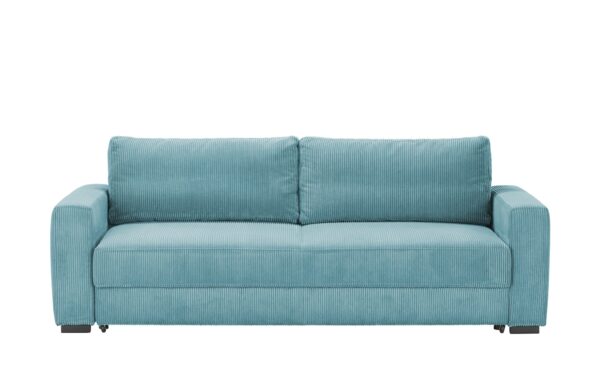 Querschläfer   Lindsey ¦ blau ¦ Maße (cm): B: 244 H: 92 T: 114 Polstermöbel > Sofas > 2-Sitzer - Höffner