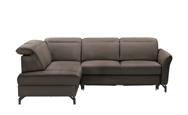 uno Ecksofa  Basel ¦ braun ¦ Maße (cm): B: 243 H: 100 T: 200 Polstermöbel > Sofas > Ecksofas - Höffner