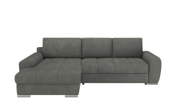 bobb Ecksofa mit Funktion   Soumia ¦ grau ¦ Maße (cm): B: 283 H: 91 T: 181 Polstermöbel > Sofas > Schlafsofas - Höffner